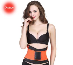 Women's Sports Slimming Plastic Belt (Option: Orange-5XL)